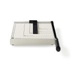 Massicot - nedis - pacu110a4 - table de découpe 250x300 mm - sécurité de blocage - pour a4 et plus petites ... Massicot - nedis - pacu110a4 - table de découpe 250x300 mm - sécurité de blocage - pour a4 et plus petites ...