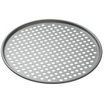 Plaque  pizza - kitchen craft - kcmchb14 - anti - adhsif - 32 cm - perfore