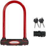 Master lock antivol v�lo u [a cl�] [support de v�lo universel] [antivol certifi�] [rouge] 8195eurdprocolr ...