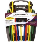 Master lock ensemble de 10 cordes lastiques twin wire 3043eurdat