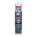 Mastic - colle polymère hybride - soudal - fix all flexi - 290ml - blanc - résistant aux uv Mastic - colle polymère hybride - soudal - fix all flexi - 290ml - blanc - résistant aux uv