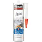 Mastic sanitaire silicone 280ml - inox gris métallisé Mastic sanitaire silicone 280ml - inox gris métallisé