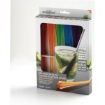 Mlangeurs  cocktails - mastrad - f01156 - lot de 6 - 3 en 1 - couleurs assorties