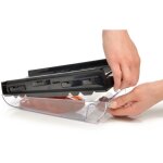 Mandoline - mastrad - f21080 - 5 lames en acier inoxydable - double garde - design contemporain