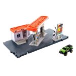 Matchbox - playset station essence - circuit / petite voiture - 3 ans et +