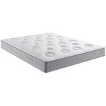 Matelas 140 x 190 cm - ressorts ensachs - 26 cm - mi - ferme - simmons - sw4