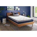 Actiflex confort matelas ressorts ensachs + mmoire de forme 140x190 cm maxi paisseur 7zones de conf ...