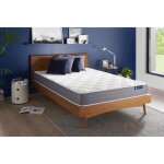 Actisom matelas ressorts ensachs et mmoire de forme 140x190 cm 5zones de confort