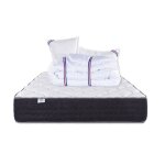 Matelas 140x190 cm sérénité ressorts ensachés mousse haute densité ergonomique soutien très ferme + 2 ... Matelas 140x190 cm sérénité ressorts ensachés mousse haute densité ergonomique soutien très ferme + 2 ...