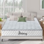 Matelas 140x190 cm soutien parfait anti - acariens �p 27cm mousse � m�moire de forme confort ferme 10 ...