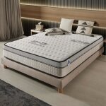Matelas 140x190 cm - visco - carbone - matelas ressorts ensachés hybrid mousse mémoire hr blue latex ... Matelas 140x190 cm - visco - carbone - matelas ressorts ensachés hybrid mousse mémoire hr blue latex ...