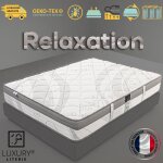 Matelas 140x200 cm relaxation 26cm ressorts ensachés mousse hd indépendance du couchage equilibré face ... Matelas 140x200 cm relaxation 26cm ressorts ensachés mousse hd indépendance du couchage equilibré face ...
