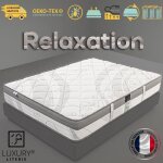 Matelas 160x200 cm - relaxation - ressorts ensachés - mousse haute densité - soutien ferme - hypoallergénique ... Matelas 160x200 cm - relaxation - ressorts ensachés - mousse haute densité - soutien ferme - hypoallergénique ...