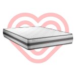 Matelas 160x200 cm ressorts ensach�s et m�moire de forme - vitalpower recover