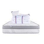 Matelas 180x200 cm relaxation 26cm ressorts ensachés mousse hd ergonomique soutien equilibré + 2 oreillers ... Matelas 180x200 cm relaxation 26cm ressorts ensachés mousse hd ergonomique soutien equilibré + 2 oreillers ...
