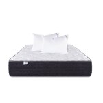 Matelas 180x200 cm s�r�nit� ressorts ensach�s mousse haute densit� ergonomique soutien tr�s ferme + 2 ...