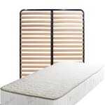 Matelas 180x200 + sommier d�mont� + pieds offerts mousse poli lattex ind�formable - 23 cm - face hiver ...