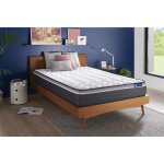 Matelas 140x200 cm ressorts ensach�s et m�moire de forme - actiflex plus