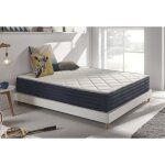 Matelas active 160x200 cm - mousse m�moire de forme - face �t� / hiver - ind�pendance de couchage - excellente ...