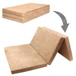 Matelas dappoint pliant 2 personnes - fortisline - mousse polyur�thane - beige - 120x195 cm epaisseur ...