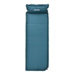 Matelas autogonflant meteor - camping portable tapis - 200x66x38 cm - marine