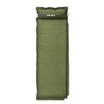 Matelas autogonflant meteor - camping portable tapis - 200x66x38 cm - vert