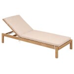 Matelas bain de soleil ext�rieur imperm�able minorque beige 60x190 cm