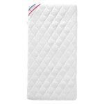 Matelas bb parfait - 60x120x10 cm - 2 faces : t / hiver - dhoussable - anti acarien
