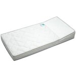 Matelas bb anti - reflux avec plan inclin amovible made in france blanc 60x120