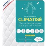 Matelas b�b� climatis� - 60x120 cm - d�houssable - anti acarien - fabrication fran�aise - oeko tex� blanc ...
