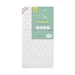 Matelas bébé déhoussable ultra - doux bamboo sans traitement 60x120 - blanc - garantie 10 ans - ptit ... Matelas bébé déhoussable ultra - doux bamboo sans traitement 60x120 - blanc - garantie 10 ans - ptit ...