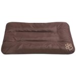 Matelas pour chiens - taille l - marron - 90x60x8 cm