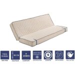 Matelas clic clac - literie julien - 120x190 cm - tr�s ferme - mousse haute r�silience - garantie 5 ans ...