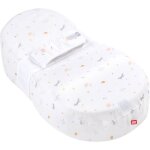 Matelas cocon ergonomique - red castle - cocoonababy - drap happy fox