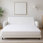 Matelas ferme pour tous bz 120x190 x 16 cm - mousse haute densite 34 kg / m3 - dim assise 60 cm - 5 zones ...