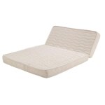 Matelas ferme pour tous bz alese 140x190 cm epaisseur 15 cm ressorts ensaches - dim assise 60 cm - 5 ...
