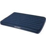 Matelas gonflable - intex - 2 places - bleu et noir - 137x191x22 cm - confort sup�rieur