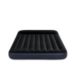 Matelas gonflable - intex - pillow rest classic - 2 places - pompe �lectrique - pvc - bleu