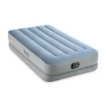 Matelas gonflable - intex - raised comfort usb - 1 place - blanc - 191 x 099 x 036 m