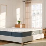 Matelas hybride mousse et ressorts 120x190 �pais 22cm - mila - morphea