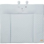 Matelas  langer - roba - visage dours benny - 85 x 75 cm - bleu clair