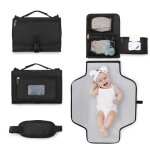 Matelas � langer de voyage pliable tapis � langer imperm�able pour bebe sac � langer avec pochettes pour ...