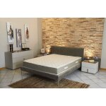 Matelas latex naturel 140x190 x 22 cm trs ferme - tissu 100% coton - 5 zones de confort - ame poli lattex ...
