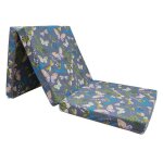 Matelas lit futon pliable pliant - natalia spzoo - 65x195 cm epaisseur 10 cm - soutien ferme - housse ...