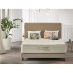 Matelas luxury 140x190 cm - mousse m�moire hr - ergonomique - 7 zones de confort - respirant - r�versible ...