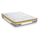 Matelas aubertin ressorts ensach�s accueil m�moire de forme - 24cm - 140 x 190 cm