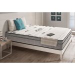 Matelas maxi carbone 140x190 cm mousse  mmoire de forme bio memory + systme hq aero latex + effet ...