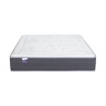 Matelas merinos easybed n1 - merinos - 160x200 cm - ferme - ressorts ensachs - blanc