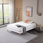 Matelas mousse 140x190 cm 18 cm - soutien ferme et protection doux - matelas doux reve