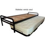 Matelas mousse hevea selection - gigogne nacre hd30 80x190 cm - ferme - anti - acarien